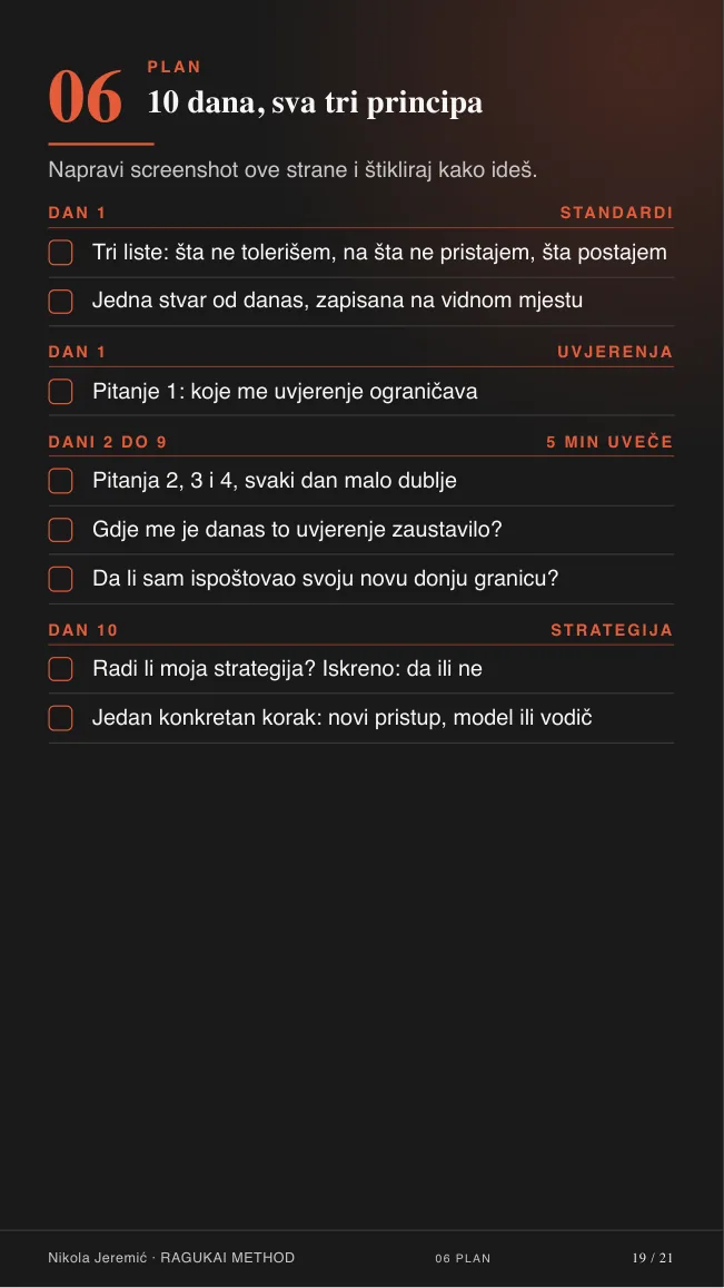 Strana iz PDF-a: Plan 10 dana